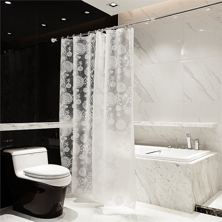 plastic shower curtain liner
