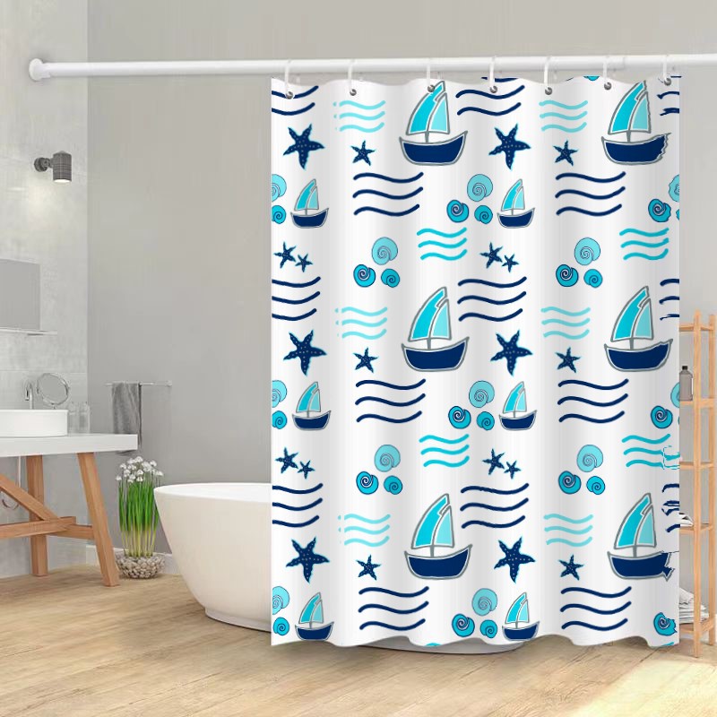 Polyester shower curtain pattern Polyester shower curtain pattern