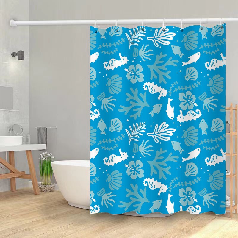 Polyester shower curtain pattern Polyester shower curtain pattern